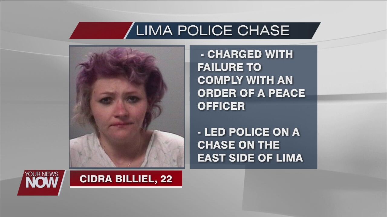 Woman arrested after early Friday morning police chase